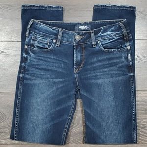 ❤SILVER ELYSE SLIM STRAIGHT JEANS, SIZE 6 (28)